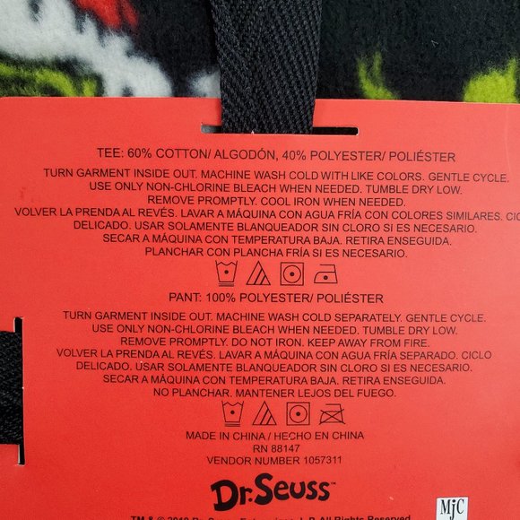Men's Grinch PJ Gift Set - NWT - Dr. Seuss - Picture 5 of 6